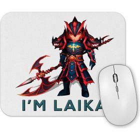 Baskı Dükkanı Laika Fire Dragon Knight Summoners Mouse Pad