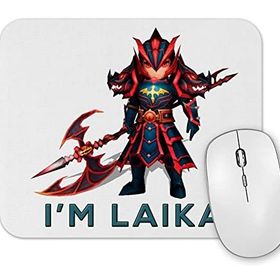Baskı Dükkanı Laika Fire Dragon Knight Summoners Mouse Pad