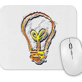 Baskı Dükkanı Lamba Ampül Mouse Pad