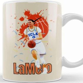 Baskı Dükkanı Lamelo Ball Vintage Art Legend Basketball Gift Kupa
