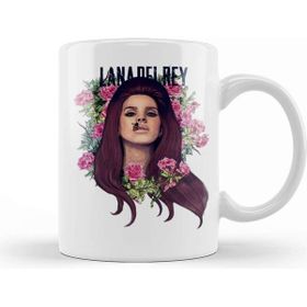 Baskı Dükkanı Lana Del Rey Flower of Lana Kupa