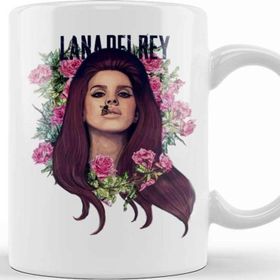 Baskı Dükkanı Lana Del Rey Flower of Lana Kupa