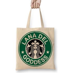 Baskı Dükkanı Lana Del Rey Goddess Branca 02 Bez Çanta