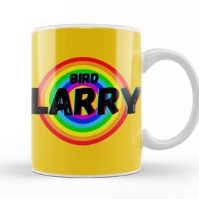 Baskı Dükkanı Larry Bird Basketball Gifts Vintage Retro Rainbow Quotes For Boys And Dad Kupa