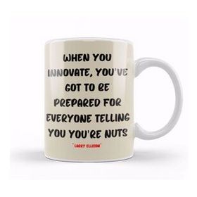 Baskı Dükkanı Larry Ellison Quotes Entrepreneurs Motivation Inspiration Success Work Gifts Kupa