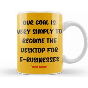 Baskı Dükkanı Larry Ellison Quotes Entrepreneurs Motivation Inspiration Success Work Gifts Kupa