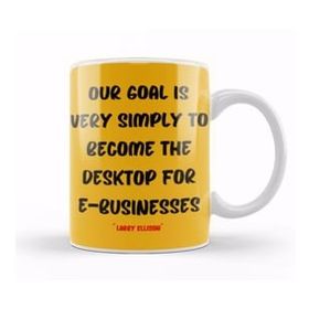 Baskı Dükkanı Larry Ellison Quotes Entrepreneurs Motivation Inspiration Success Work Gifts Kupa