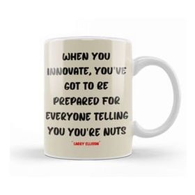 Baskı Dükkanı Larry Ellison Quotes Entrepreneurs Motivation Inspiration Success Work Gifts Kupa