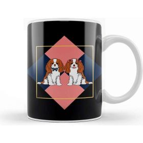 Baskı Dükkanı Lattice Cavalier King Charles Spaniel Kupa