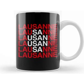 Baskı Dükkanı Lausanne With Switzerland Flag 02 Kupa