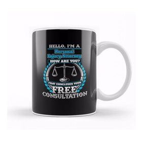 Baskı Dükkanı Lawyer Humor fora Personal Injury Attorney Kupa