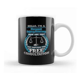 Baskı Dükkanı Lawyer Humor fora Personal Injury Attorney Kupa
