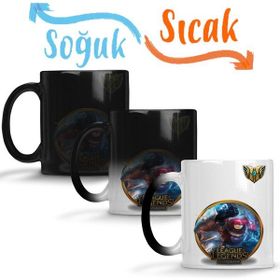 Baskı Dükkanı League of Legends Blitz Lol Sihirli Porselen Kupa