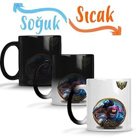 Baskı Dükkanı League of Legends Blitz Lol Sihirli Porselen Kupa