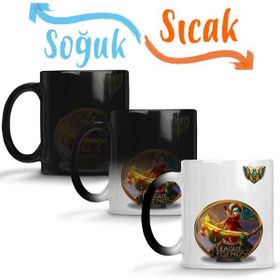 Baskı Dükkanı League of Legends Bölüm Sonu Canavarı Boss Lol Veigar Sihirli Porselen Kupa