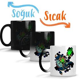 Baskı Dükkanı League of Legends Bölüm Sonu Canavarı Boss Lol Veigar Sihirli Porselen Kupa