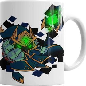 Baskı Dükkanı League of Legends Bölüm Sonu Canavarı Boss Lol Veigar Sihirli Porselen Kupa