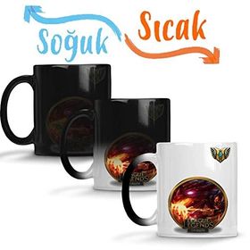 Baskı Dükkanı League of Legends Braum Lol Sihirli Porselen Kupa
