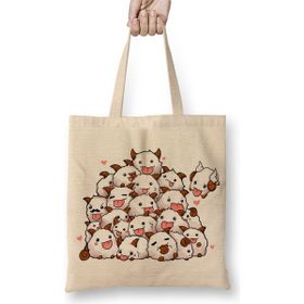Baskı Dükkanı League Of Legends Cute Poro 02 Bez Çanta