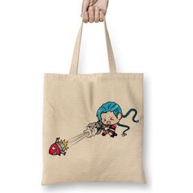 Baskı Dükkanı League Of Legends Jinx Bez Çanta