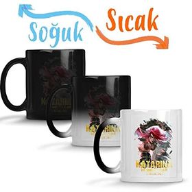 Baskı Dükkanı League of Legends Katarina 02 Sihirli Porselen Kupa