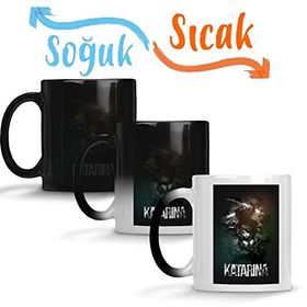 Baskı Dükkanı League of Legends Katarina 03 Sihirli Porselen Kupa
