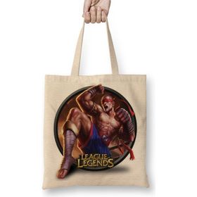 Baskı Dükkanı League Of Legends Lee Sin Bez Kadın Günlük Çanta
