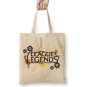 Baskı Dükkanı League Of Legends Lol Bez Kadın Günlük Çanta