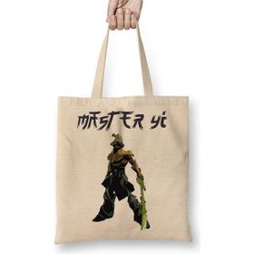 Baskı Dükkanı League Of Legends Master Yi Bez Kadın Günlük Çanta