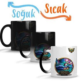 Baskı Dükkanı League of Legends Nami Lolsihirli Porselen Kupa