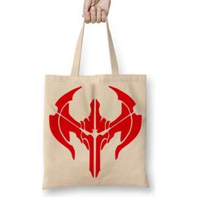 Baskı Dükkanı League Of Legends Noxus Symbol Logo 2 Bez Kadın Günlük Çanta