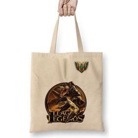 Baskı Dükkanı League Of Legends Renekton Lol Bez Kadın Günlük Çanta