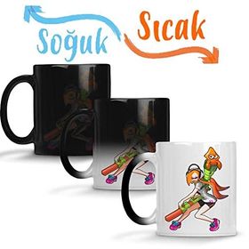 Baskı Dükkanı League of Legends Squid Jinx Sihirli Porselen Kupa