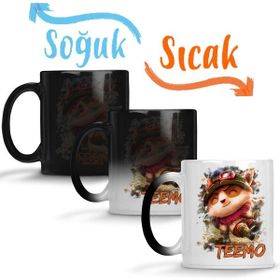 Baskı Dükkanı League of Legends Teemo Sihirli Porselen Kupa