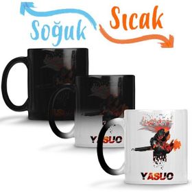 Baskı Dükkanı League of Legends Yasuo Sihirli Porselen Kupa
