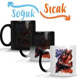 Baskı Dükkanı League of Legends Yasuo Sihirli Porselen Kupa