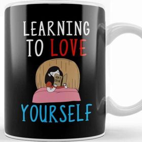 Baskı Dükkanı Learning to Love Yourself Self Confidence Kupa