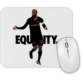 Baskı Dükkanı Lebron Equality Futebol Futbol Mouse Pad