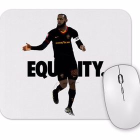 Baskı Dükkanı Lebron Equality Futebol Futbol Mouse Pad