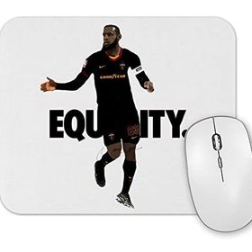 Baskı Dükkanı Lebron Equality Futebol Futbol Mouse Pad