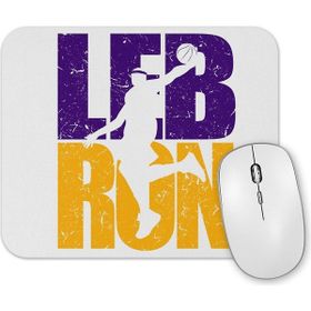 Baskı Dükkanı Lebron James Lakers Colors Mouse Pad
