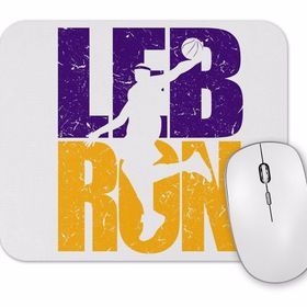 Baskı Dükkanı Lebron James Lakers Colors Mouse Pad