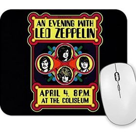 Baskı Dükkanı LED Zeppelin Banda Mouse Pad