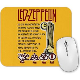 Baskı Dükkanı LED Zepplin Mouse Pad