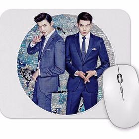 Baskı Dükkanı Lee Jong Suk And Kim Woo Bin Mouse Pad