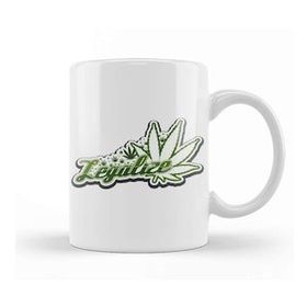 Baskı Dükkanı Legalize Weed Marijuana Cannabis 01 Kupa
