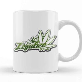 Baskı Dükkanı Legalize Weed Marijuana Cannabis 01 Kupa