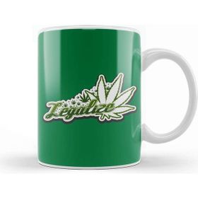 Baskı Dükkanı Legalize Weed Marijuana Cannabis Kupa