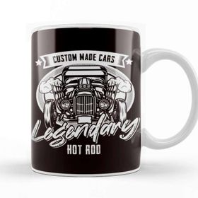 Baskı Dükkanı Legendary Hot Rod Classic Old Cars Automobile Muscle Car Kupa