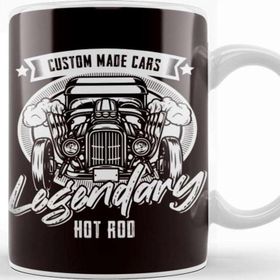 Baskı Dükkanı Legendary Hot Rod Classic Old Cars Automobile Muscle Car Kupa